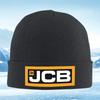 White Letters Black Background Orange Frame Knitted Hat Unisex Women Unisex Beanie Pullover Cap Winter Thermal Warm Christmas Outdo