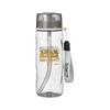 Water bottle simple transparent large capacity plastic cup student fitness sports straw cup outdoor portable rope cup wholesale