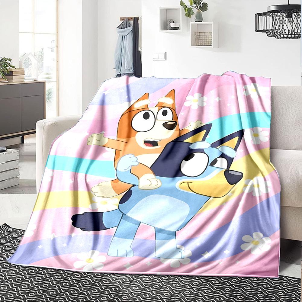 1 Stück B-Blucy Decke, Geschenk, für Männer und Frauen, Weiche Decke, Gut für Schlafsofa Couch Reisen, Leichte Flanelldecke