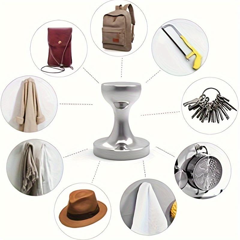 Magnetische Haken Hochleistungs-Magnethänger, Magnethaken mit Seltenerd-Neodym für Zuhause, Büro, Arbeitsplatz oder Reisen.