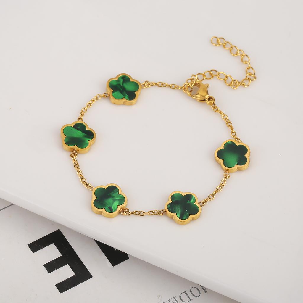 Nerezová ocel Nevyblednoucí Minimalistický Kreativní Rostlina Živý List Okvětní Lístek Květina Přívěsek Náhrdelník Náušnice Náramek Šperky Set