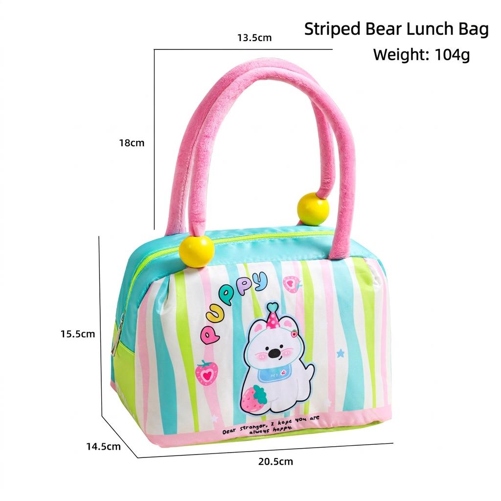 Cute Cartoon Lunch Bag Thermal Thermal Lunch Tote Insulated Lunch Bag Lightweight For Travel School Office