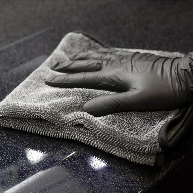 Car Drying Towels Double-sided Coral Fleece Auto Cleaning Towel Thickened Extra Absorbent Car Washing Towel Fast Drying Cloth