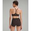Lululemon Flow Y BrA Nulu  Light Support  A C Cups Espresso
