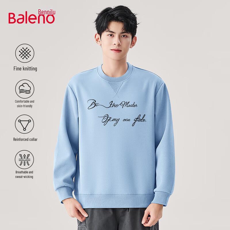 Baleno Herrar Tungvikt Crew Neck Sweatshirt