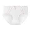 Ladies Spring and Summer New Sweet 10A Bacteriostatic Cotton Extended Crotch Breathable Briefs
