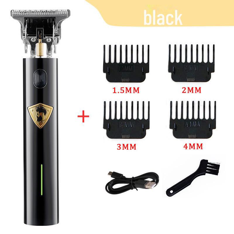 Retro T9 Rechargeable Electric Hair Clipper for Precision Styling