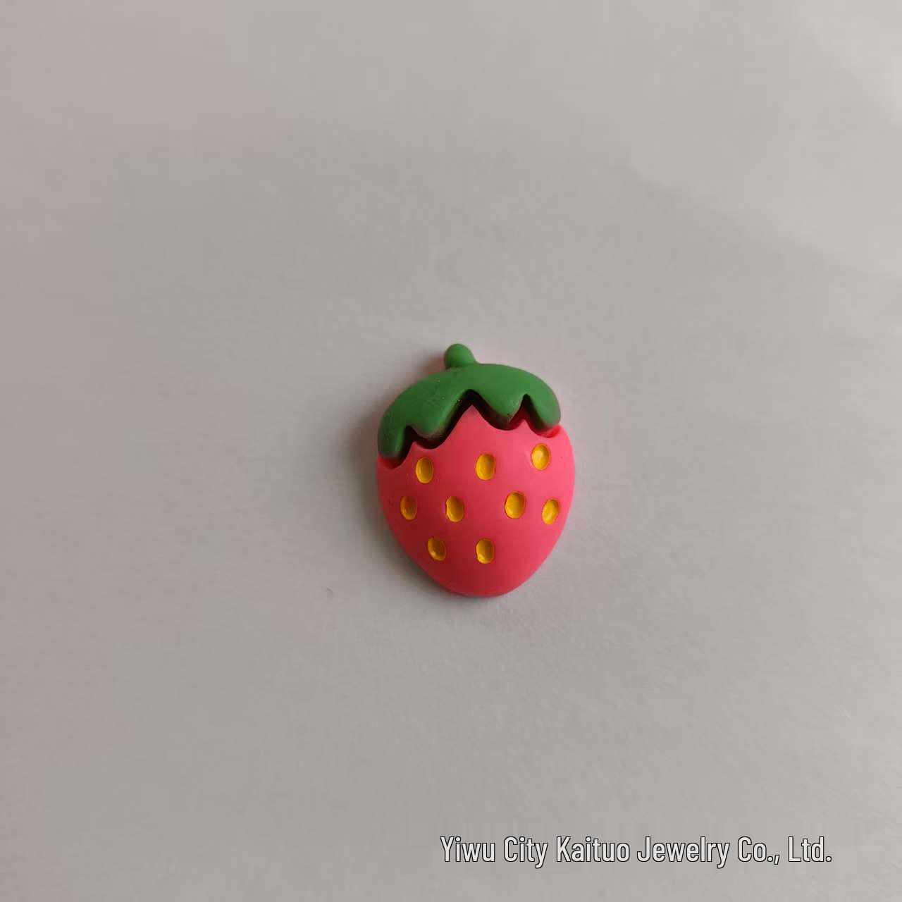 Strawberry Bear Resin Ornament DIY Accessories: Cream Glue, Epoxy, Phone Case, Claw Clip, Sticker, Magnet земляничный