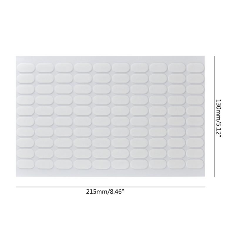 100Pcs Double Side Sticky Tape Stickers Clear Sticky Dot Stickers Traceless Sticky Putty for Christmas Decorations