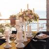 Black and Gold Tablecloth and Sequin Table Runner Set Polka Dots Confetti Table Cover Dining Plastic Tablecloths Glitter Decorations