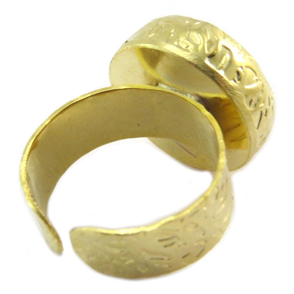 Les Trésors De Lily [P4004] - Gold-plated 'Cléopatra' Designer Ring