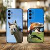 Funny Art Horse Animal   Phone Case For Samsung Galaxy A73,A72,A71,A70,A53,A52,A51,Soft Silicone Black Cover