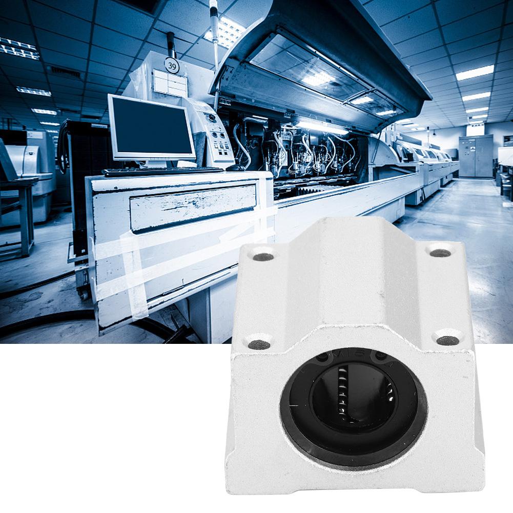 2 st SC16UU Aluminiumlegering Stängd Linjär Rörelse Lager Glidblock Linjär Lager Slider