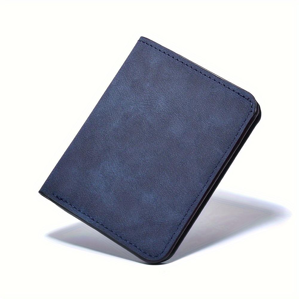 Durable Men's Leather Wallet Stylish Men's Faux Leather Wallet with Multiple Card Slots - Sleek Black, Durable & Non-Washable