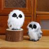 Simulation Owl Animal Model Festival Creative Plastic Ornaments Artificial Plush Toys For Garden Christmas Tree Decorations