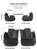 Exterior Mud Flaps & Leather Guards for 2006-2011 Honda Civic Sedan