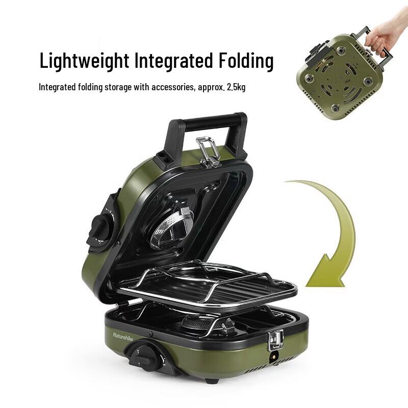 Naturehike Phantom Dual-Burner Folding Gas Stove