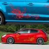 Universal Car Door Side Trim Stickers Graphics Butterfly Flower Vine Vinyl Film Decals Decoration Auto SUV Tuning Accessories