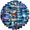 50 Cartoon Van Gogh Oil Painting Graffiti Stickers Guitar Notebook Suitcase DIY Waterproof Stickers