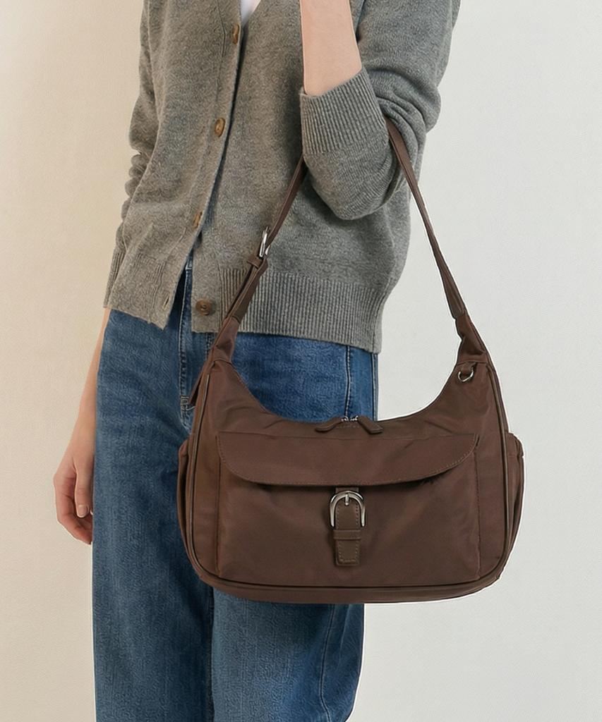 Leneoro Senlua Belt Shoulder Bag (3 Colors)