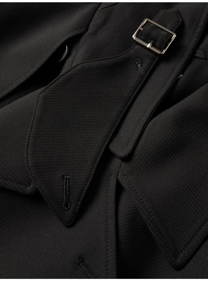 STUDIO NANS Trench Long Business Chester School Men's Coat, Coat, Coat, Suit, 3-Season, Commuting, (JP, Alphabet, XL, Black)