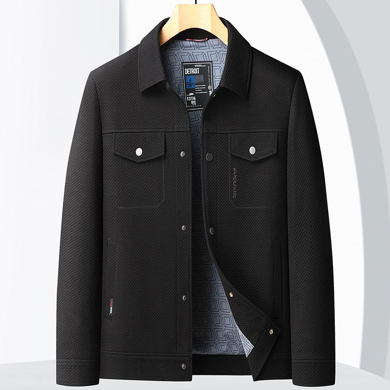 Spring and Autumn Lapel Tooling Version Top, Young and Middle-aged Light Luxury Business Casual Short Jacket