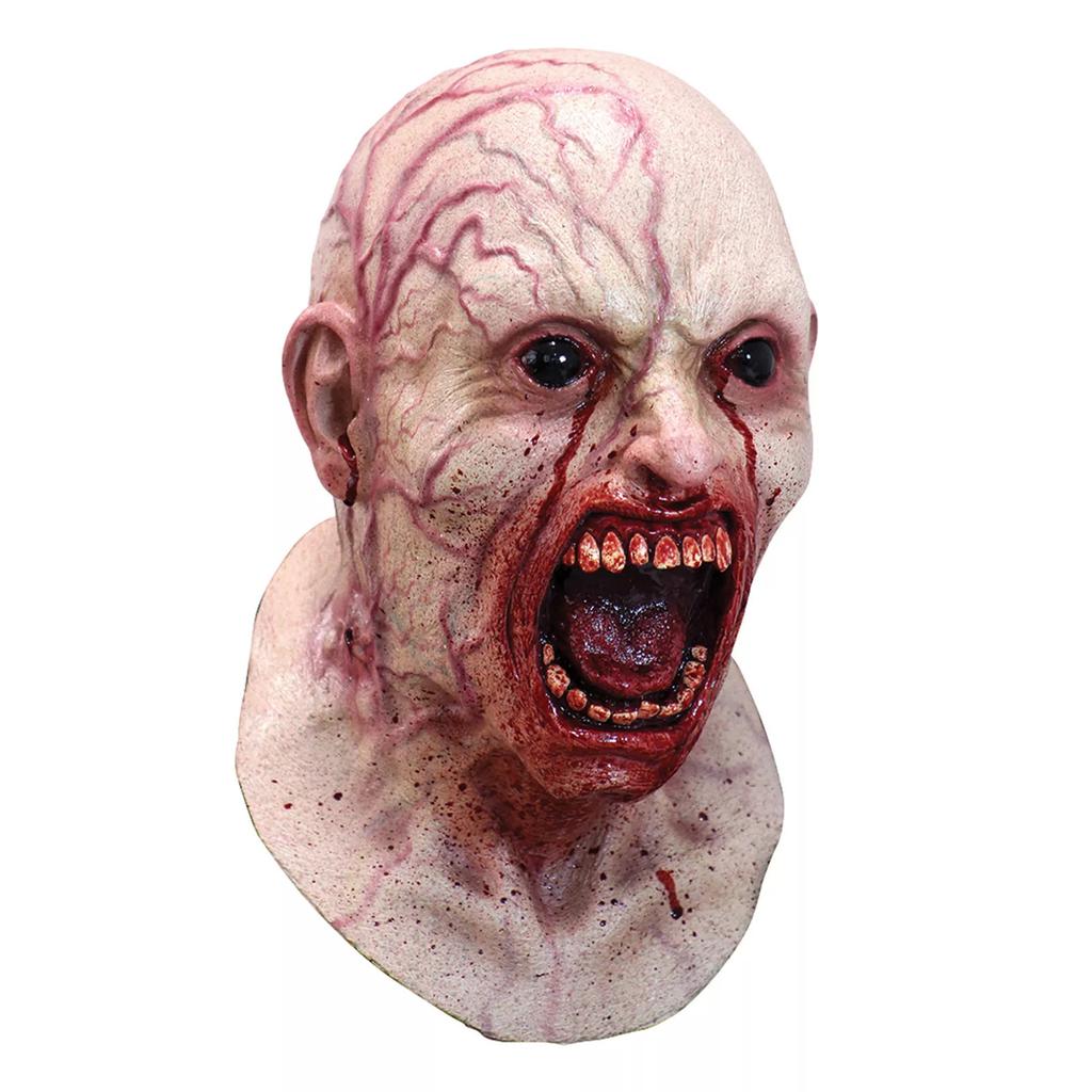 Zombie Mask Creepy Halloween Props საშინელი რეალისტური სახის ნიღაბი მოზრდილთა წვეულების Cosplay კოსტიუმების რეკვიზიტები საშინელებათა ინფიცირებული ზომბი ნიღბები
