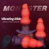 Silicone Vibrating Alien Dog Dildo Simulation Animal Dildo For Male And Female Masturbation Anal Expansion SM Sex Toy