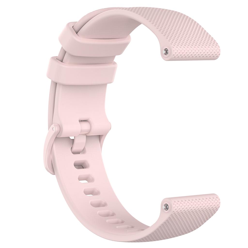 18mm Watch Band for Garmin Vivomove 3S/GarminMove 3S/Vivoactive 4S 40mm 45mm/GarminActive S Grid Texture Silicone Strap