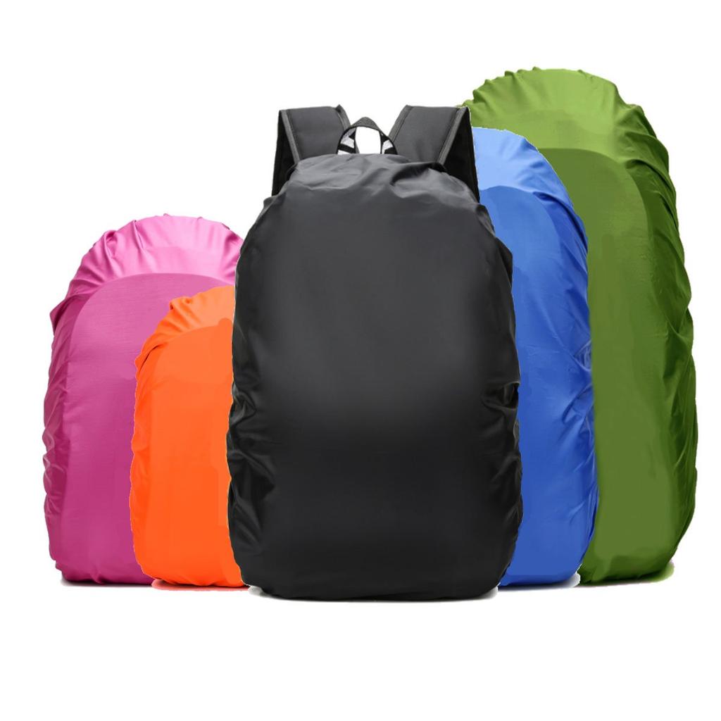 [Frelaxy] Backpack Cover Rain Cover 2x More Waterproof 8 Colors 5 Sizes (M, Black)