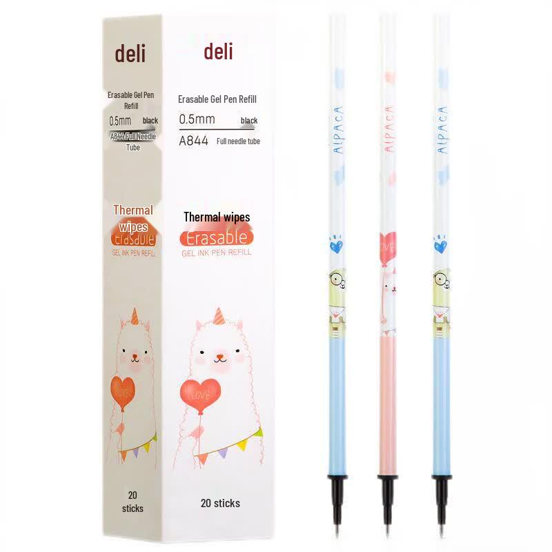 Deli A844 Alpaca Erasable Gel Pen Refills