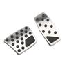 My Good Car Stainless Steel Accelerator Pedal Brake Pedals Cover Rest Pedals for Jeep Compass 2017 2018 Parts Accessories