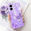 Klares Gehäuse für Oppo A6s 5G Hülle CPH2789 Luxuriös Süß Mode Schmetterling Cool Bemalte Abdeckung für Oppo A6s 4G CPH2815 Handyhülle