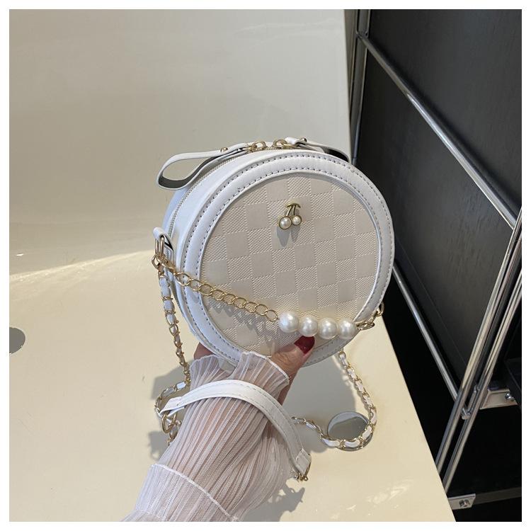 Маленькая сумка женская летняя новая повседневная цепочка сумка-мессенджер женская сочетающая цвета популярная маленькая круглая сумка