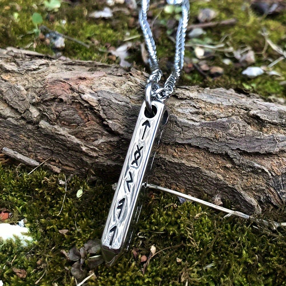 Men's Viking Rune Norse Mythology Themed Pendant Necklace
