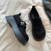 All-inclusive women's spring new platform muffin women's shoes fashionable British loafer small leather shoes