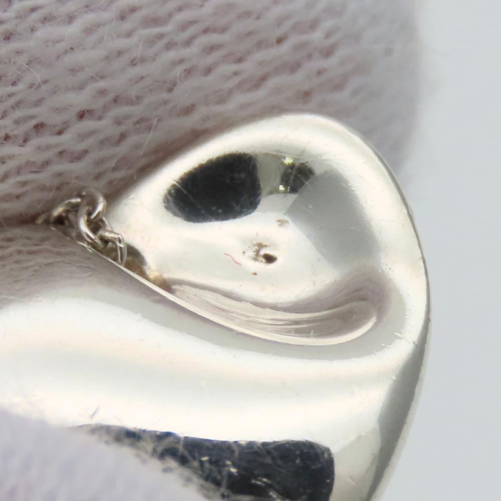 Used TIFFANY&Co. Necklace Fold heart Silver925 5.1g Silver cute