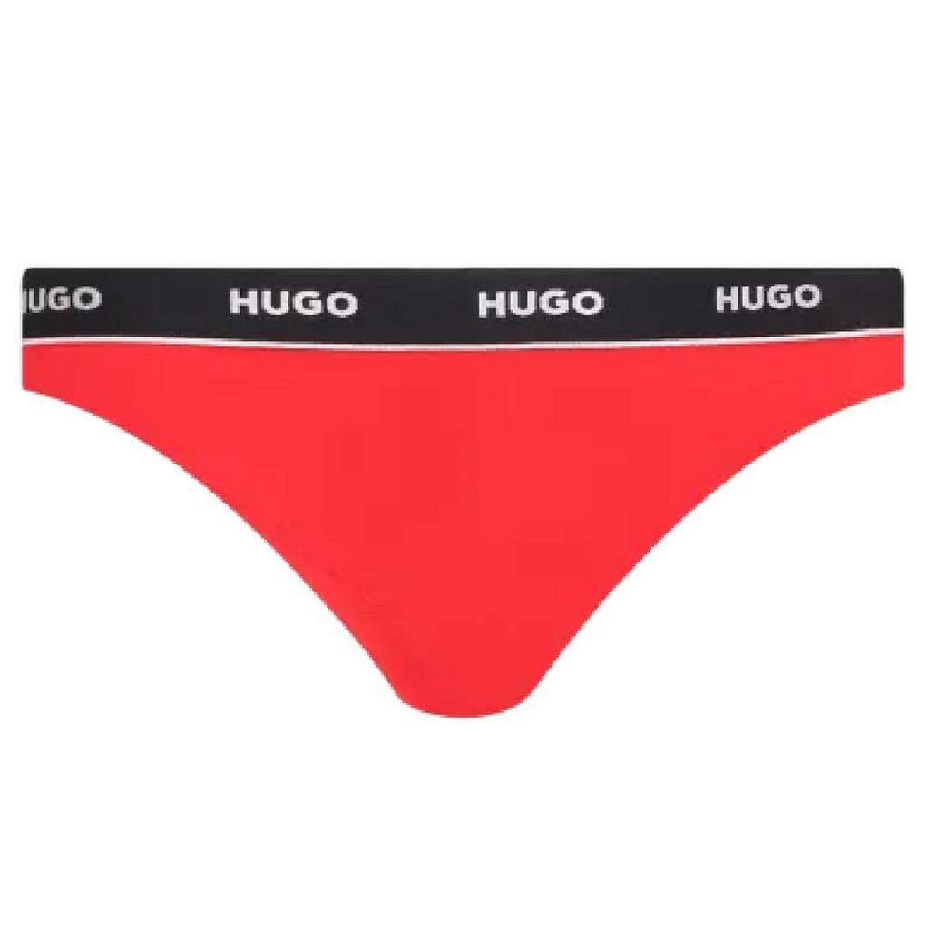 Hugo Womens/Ladies Heart Thong (Pack of 3)