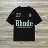 Top Rh Trendy Brand Ude Summer New Crown Flag High Street Vintage Cotton Round Neck ShortSleeved TShirt For Unisex And Unisex