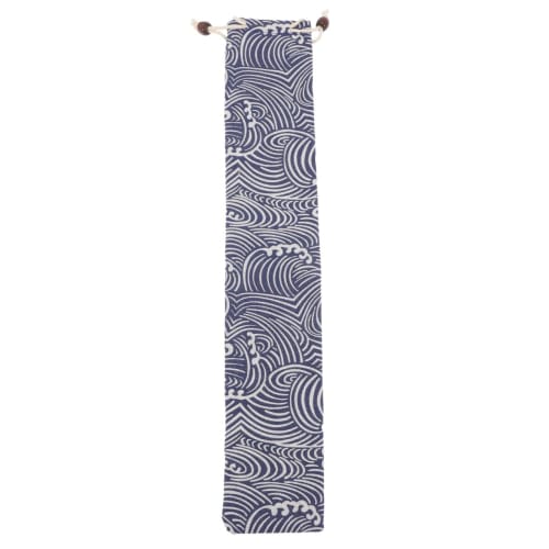 ibasenice Drumstick Case, Stylish and Cute Drawstring Pouch, Drumstick Storage, Japanese Wave Design, Compact