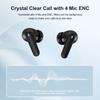 ANC Wrieless Earbuds Bluetooth 5.4 Earphones Active Noise Cancellation ENC Headphones Call Gaming Low Latency Transparency APP Long Battery Life