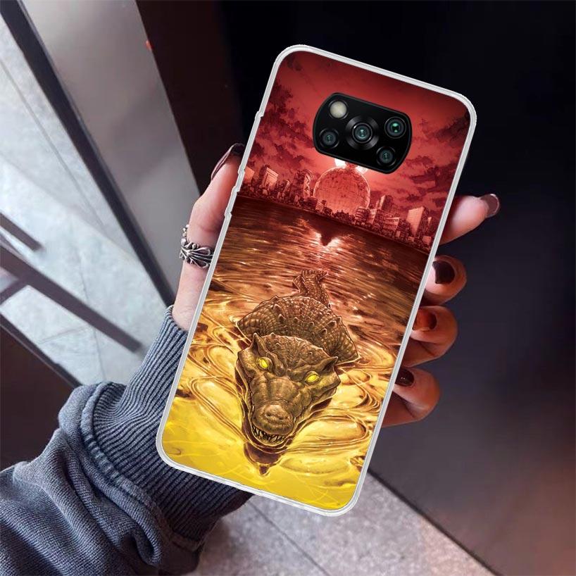 Crocodile Animal Phone Case For Xiaomi Poco X5 X6 X7 Pro F7 Ultra M7 Redmi 15C 15 13C 13 12C 12 10 10C 10A 9 9C 9T 9A Cover Poco