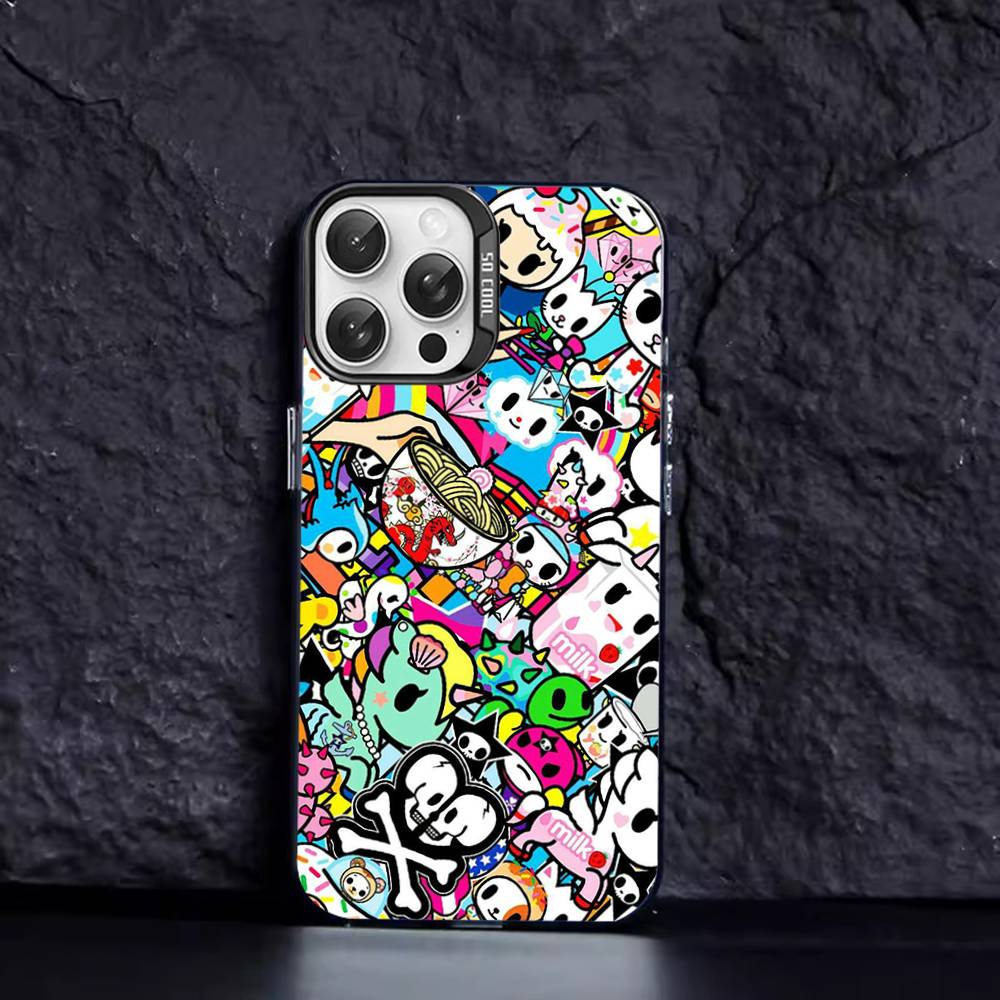 Japan Tokidoki For IPhone 17 16 15 14 13 12 11 Pro Max Plus Matte Color Back Phone Cover