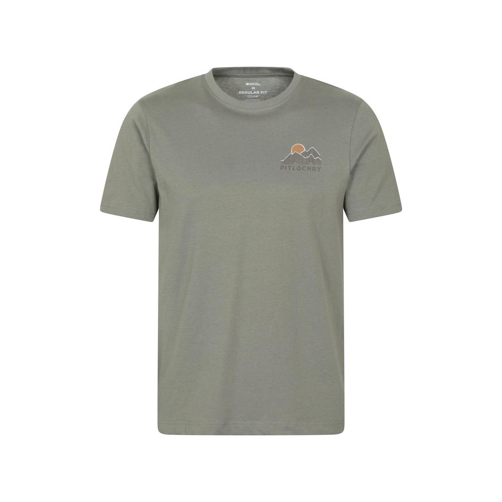 Mountain Warehouse Mens Pitolchry Mountain Cotton T-Shirt