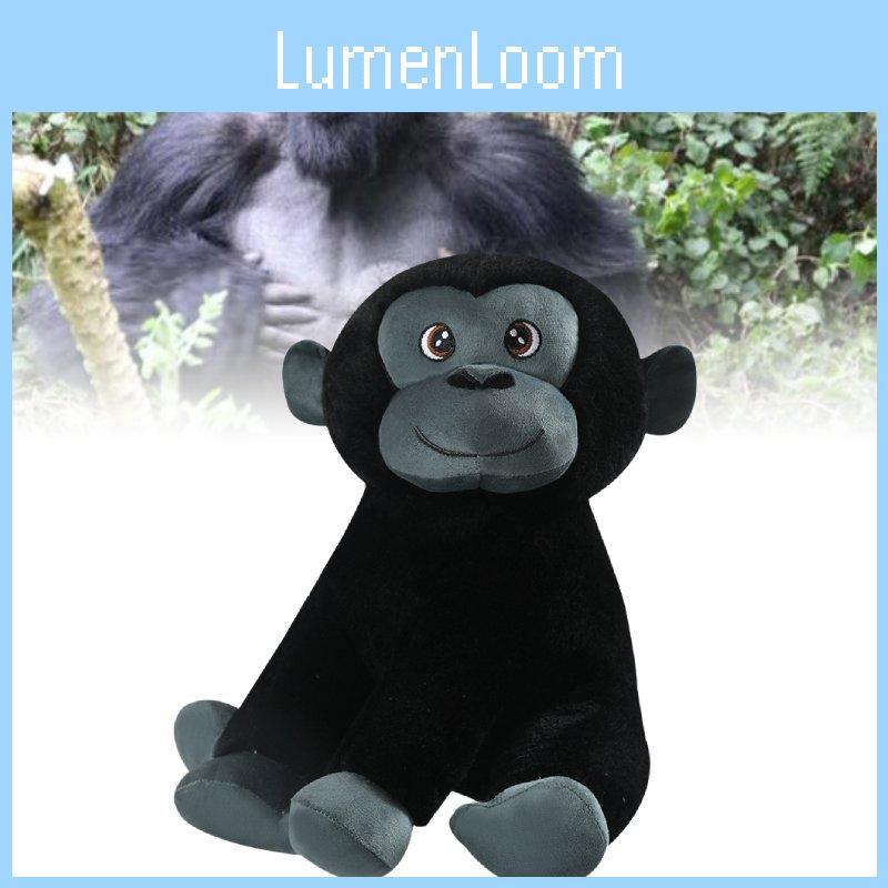 Adorable Plush Gorilla Toy With Soft Short Velvet Fabric Perfect For Kids Birthday Gift
