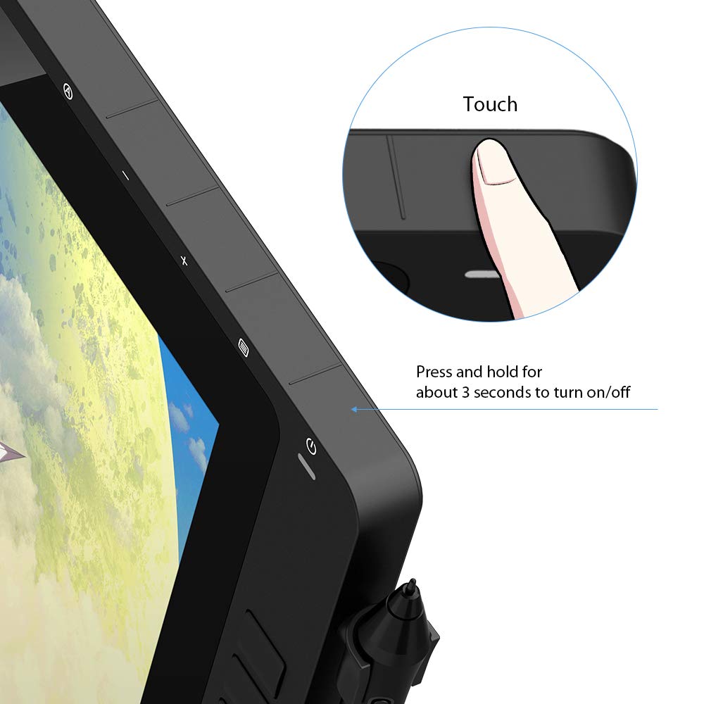 XPPen LCD Pen Tablet 21.5 Inch IPS Display Connected with One Cable 20 Express Keys Includes Paint Software Artist22R Pro Windows 7 or later, MacOS