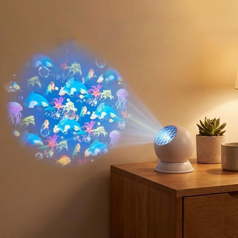 Multifunctional Projection Lamp With Vast Dreamy Patterns And Eye Protection Light For Kids Bedroom Nursery Bedside Night Use