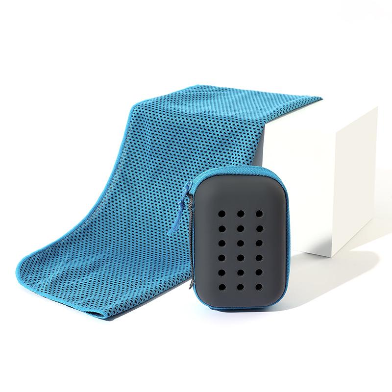 Summer Cooling Sports Towel - Yoga & Fitness Ice Towel with EVA Packaging