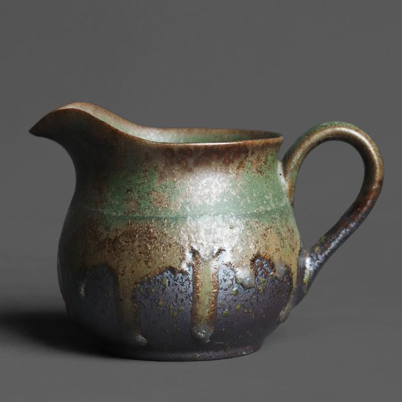 330ml Ceramic Fair Cup Japanese Style Tea Divider Vintage Tea Sea