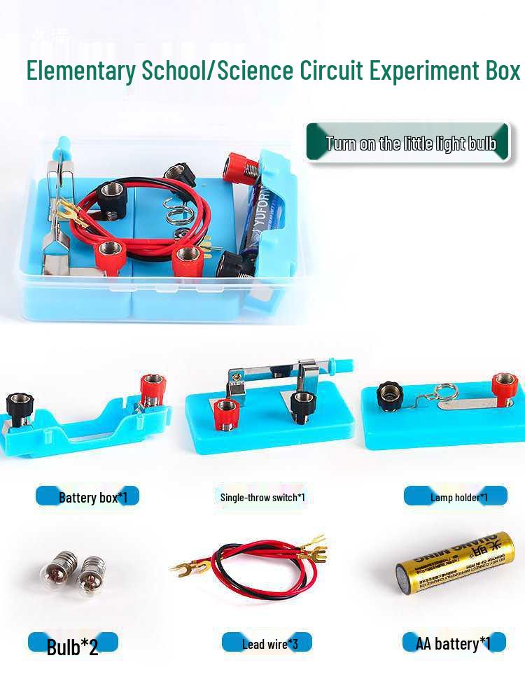 4th Grade Simple Circuit Science Kit: Light Up Bulbs for Primary & Junior High Physics